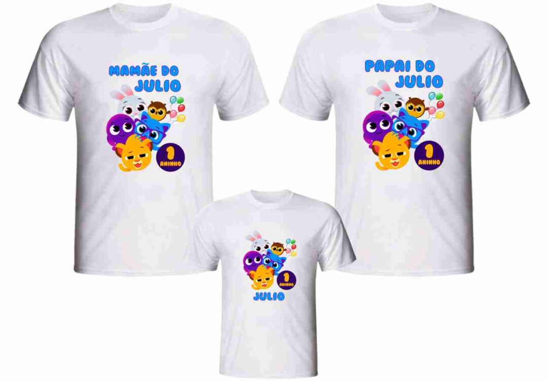 Imagem do produto Kit Camisetas Aniversário _ Personalizadas