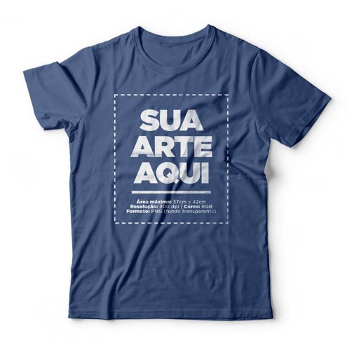 Camiseta 100% Algodão _ Personalizada